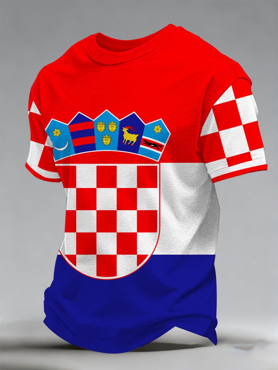 Muška Hrvatska zastava