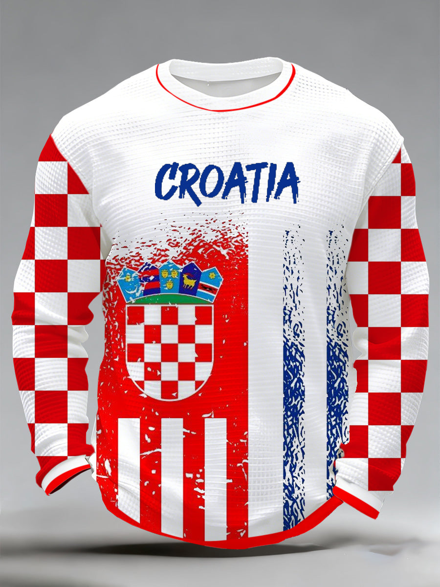 Muška Hrvatska zastava
