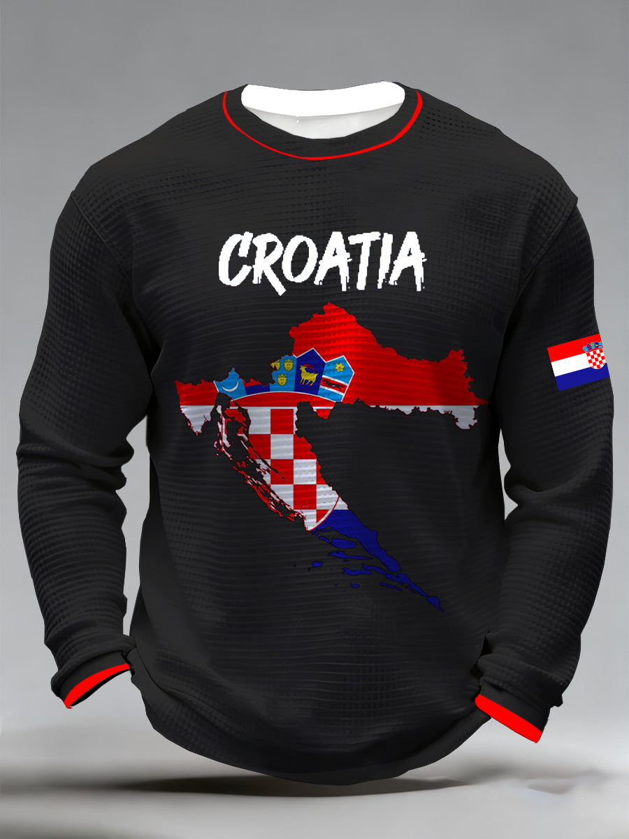 Muška Hrvatska zastava