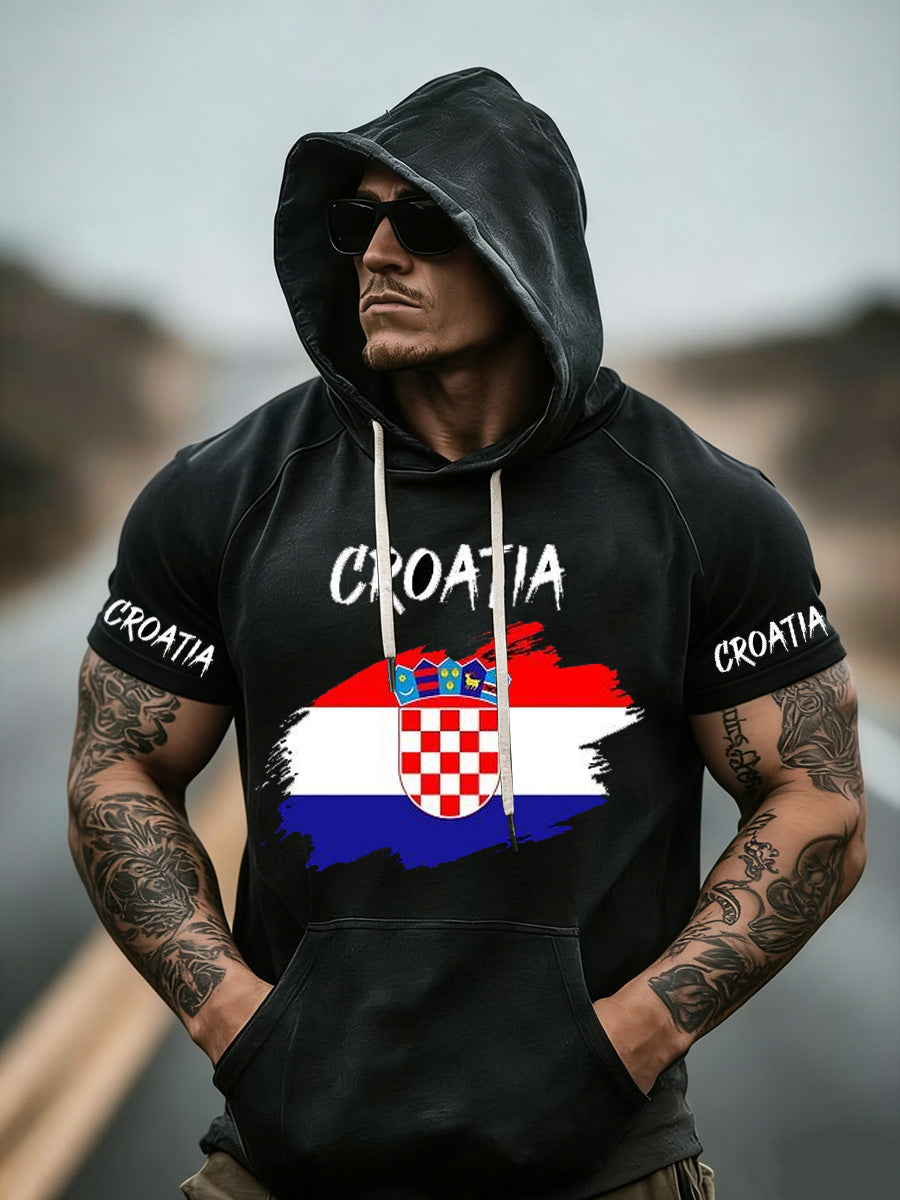 Muška Hrvatska zastava