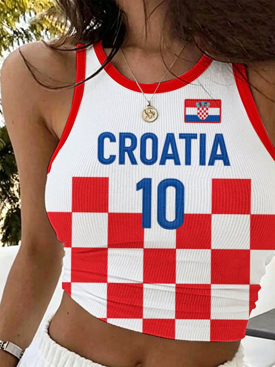 Ženski vintage kupaći kostim s uzorkom za odmor