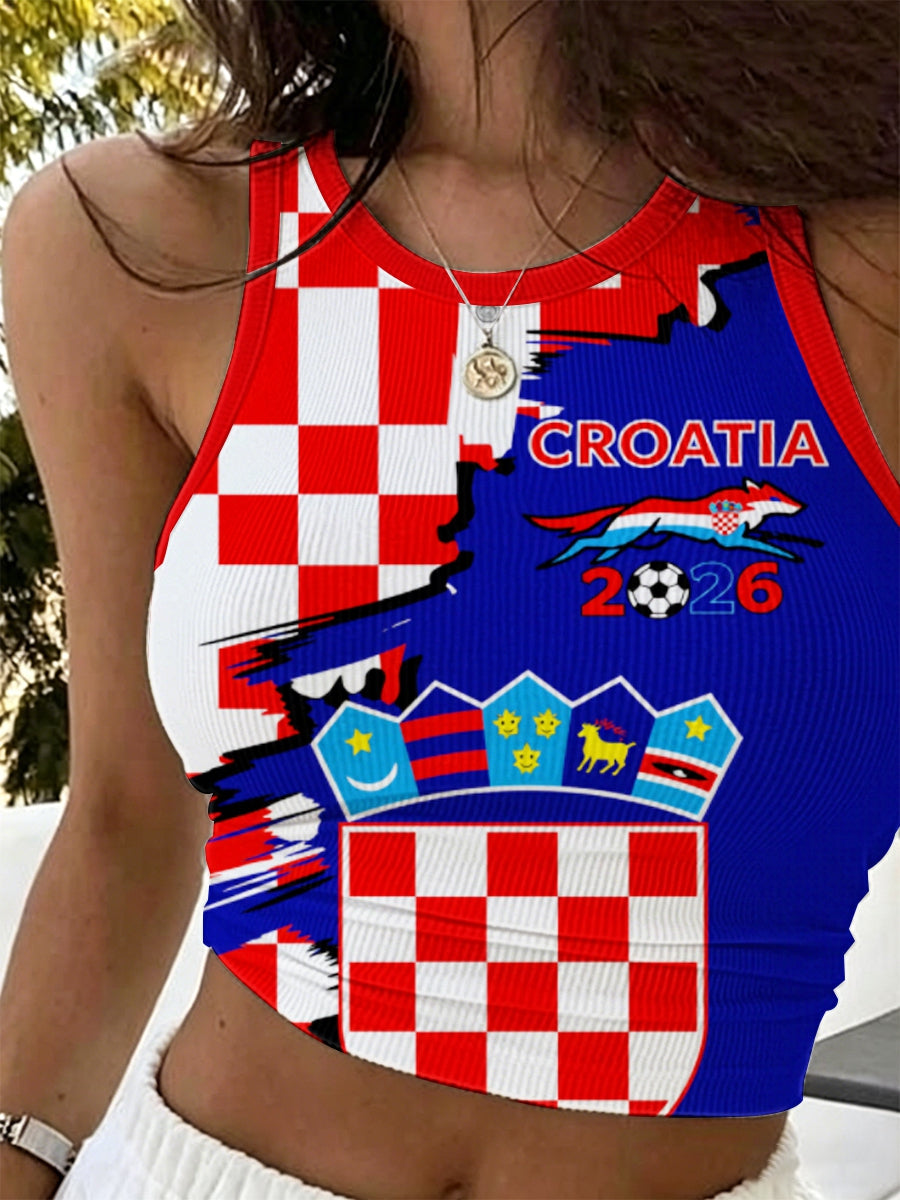 Ženski vintage kupaći kostim s uzorkom za odmor