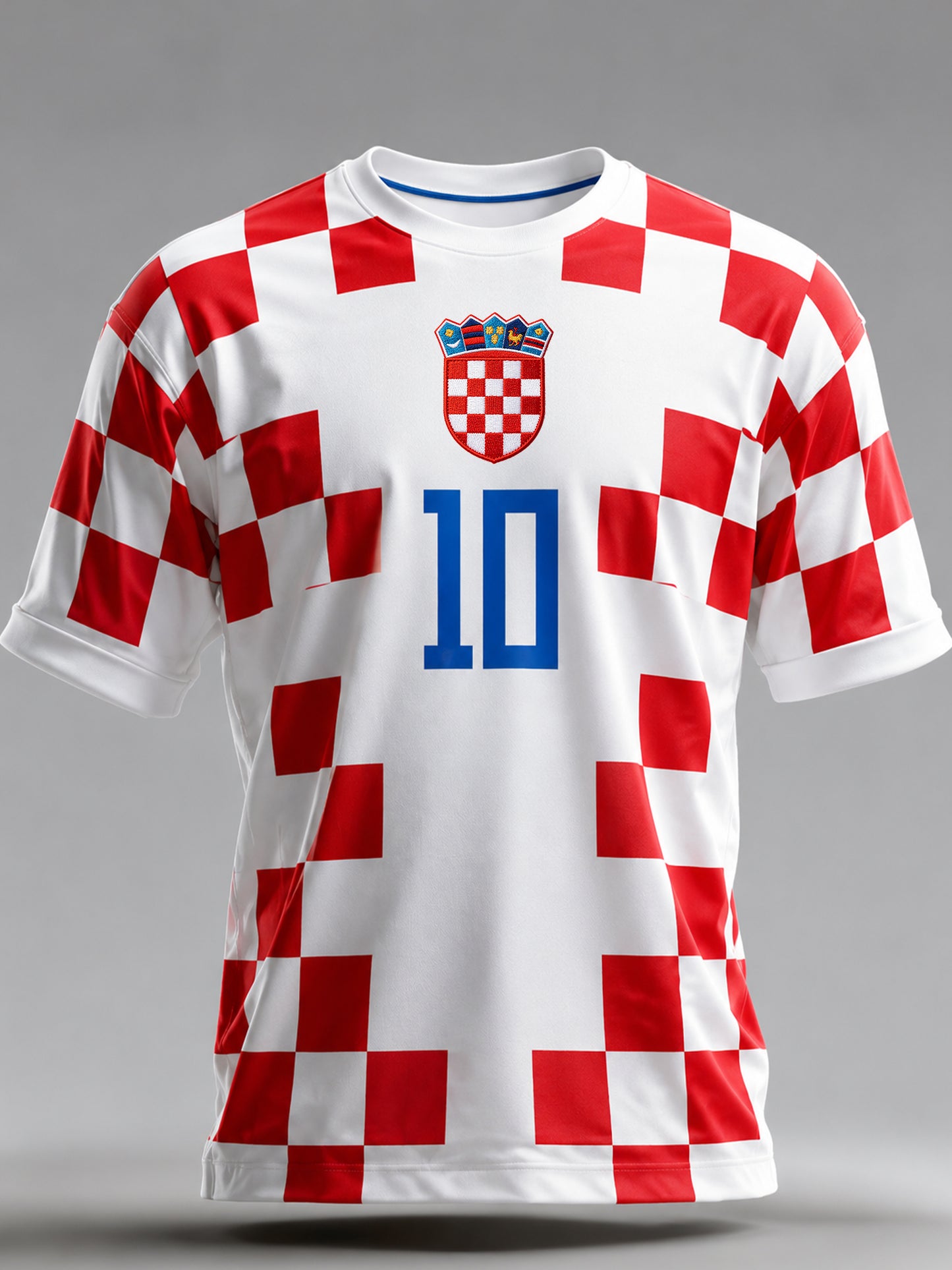 Muška hrvatska nogometna utakmica navijanje umjetnosti Tiskaj T-majca.