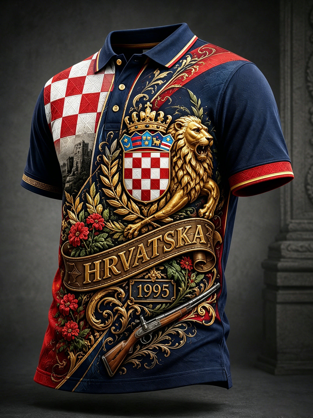 Muška hrvatski narodni dan Komemorativna umjetnost Ispis