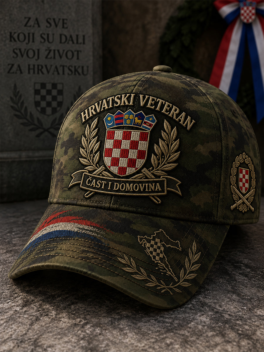 Muška kapica s prigodnim motivom za vojne veterane