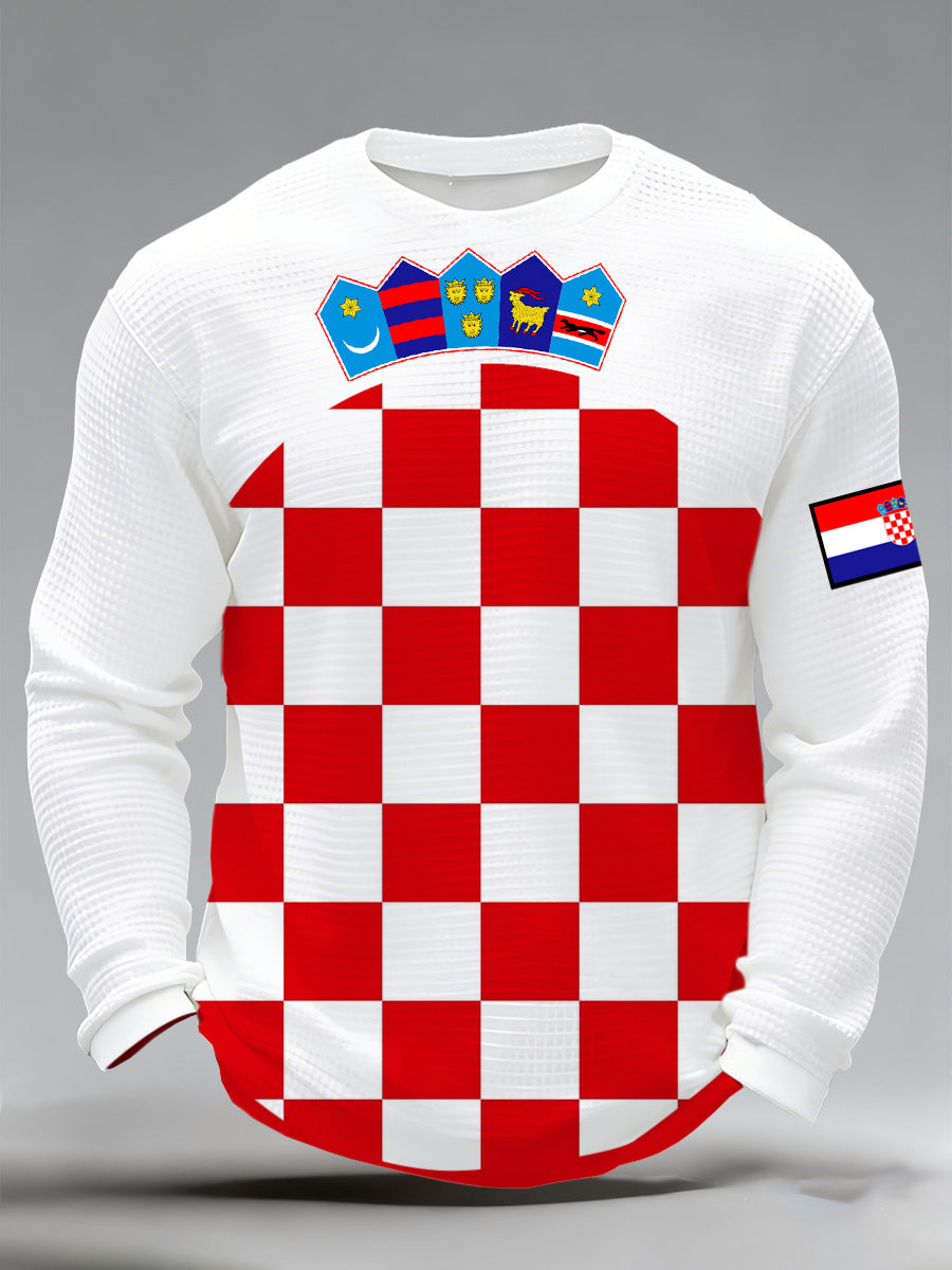 Muška Hrvatska zastava