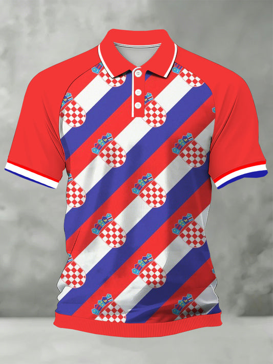 Muška Hrvatska zastava