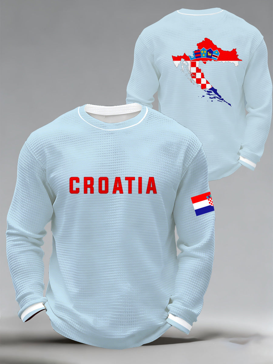 Muška Hrvatska zastava