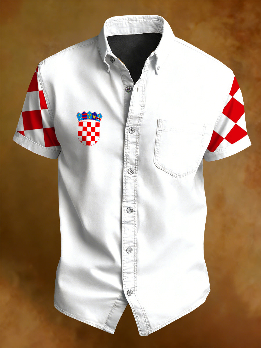 Muška Hrvatska zastava
