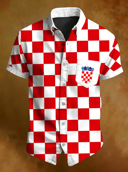 Muška Hrvatska zastava