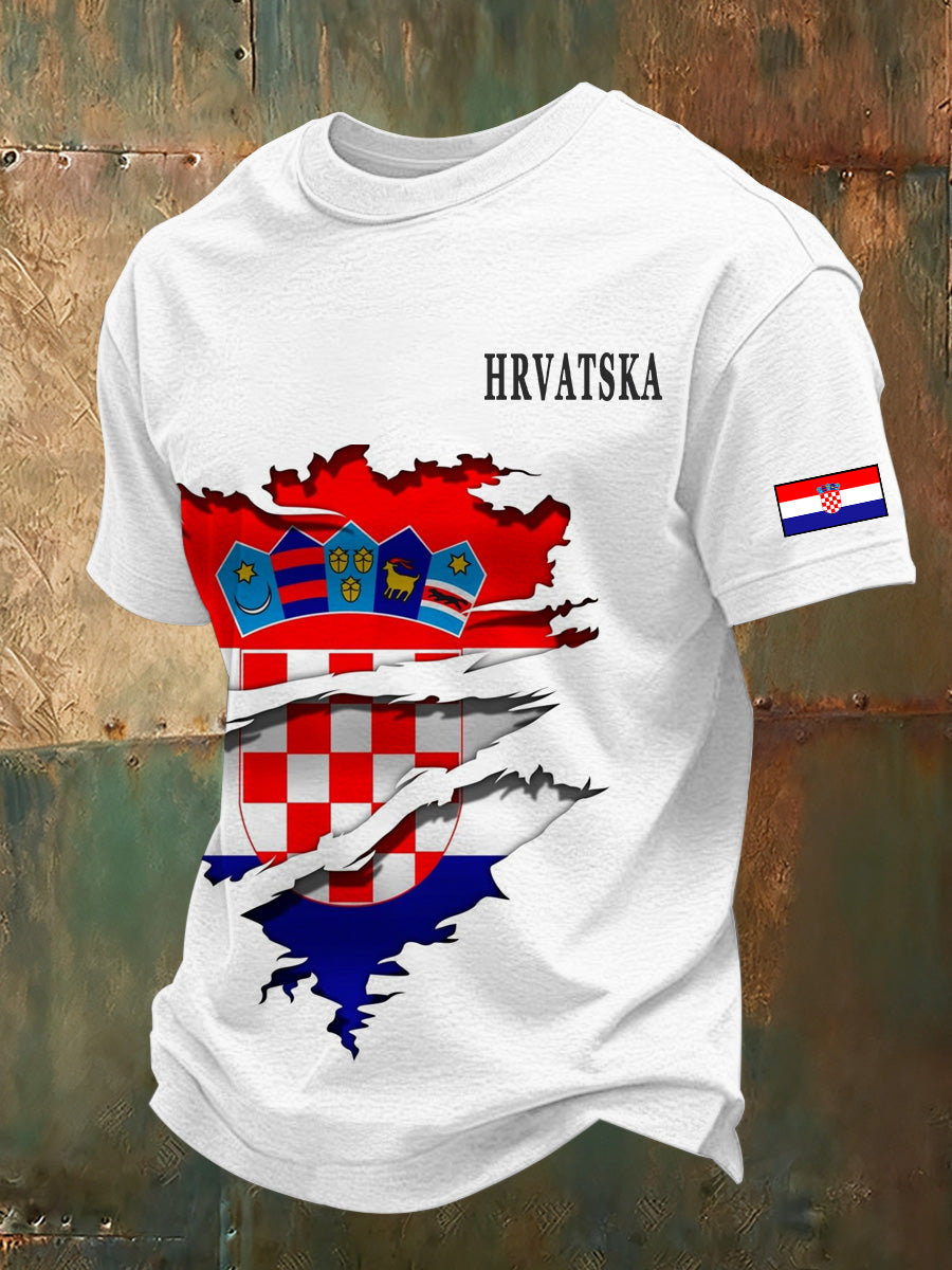Muška Hrvatska zastava