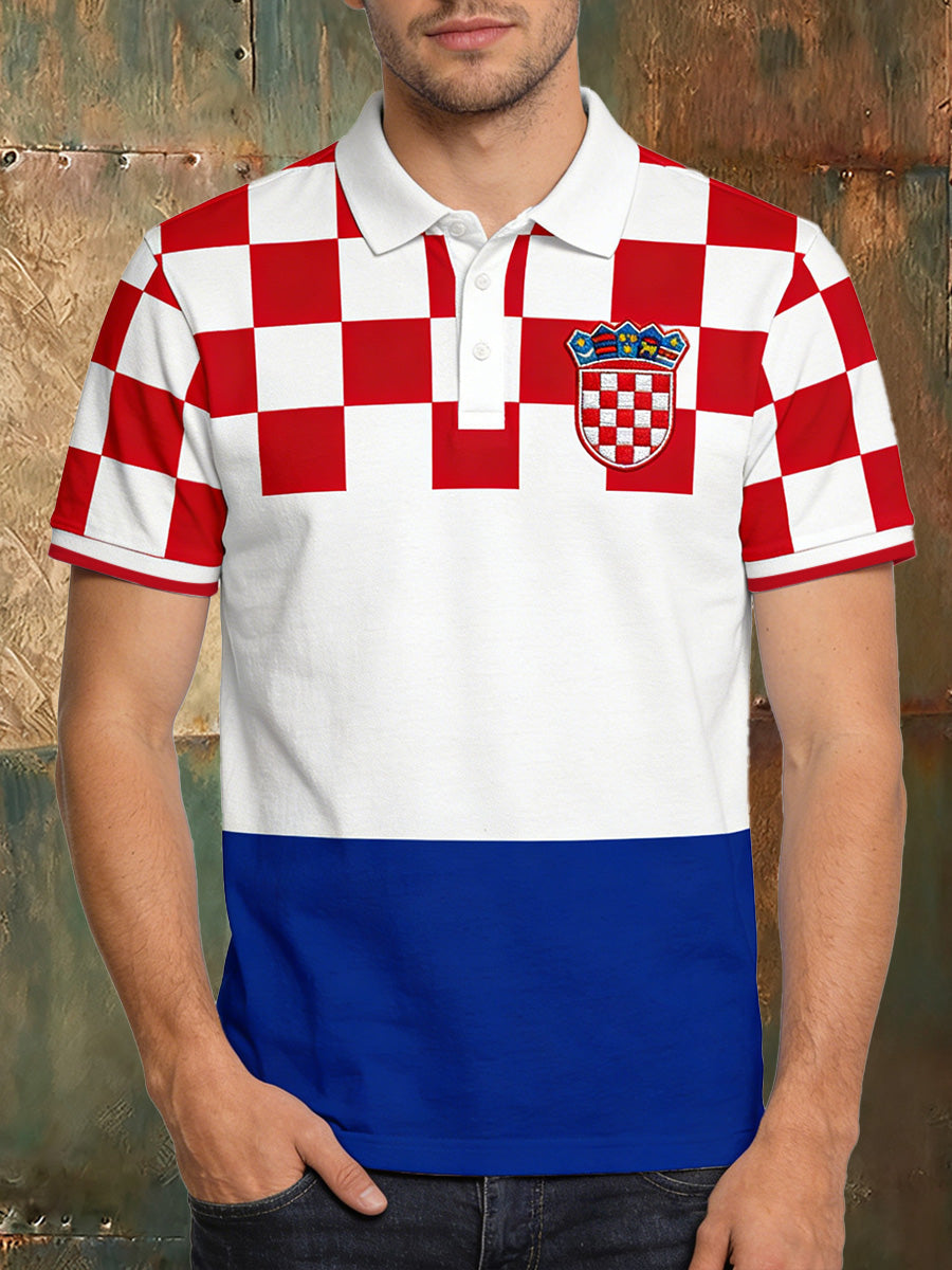 Muška Hrvatska zastava