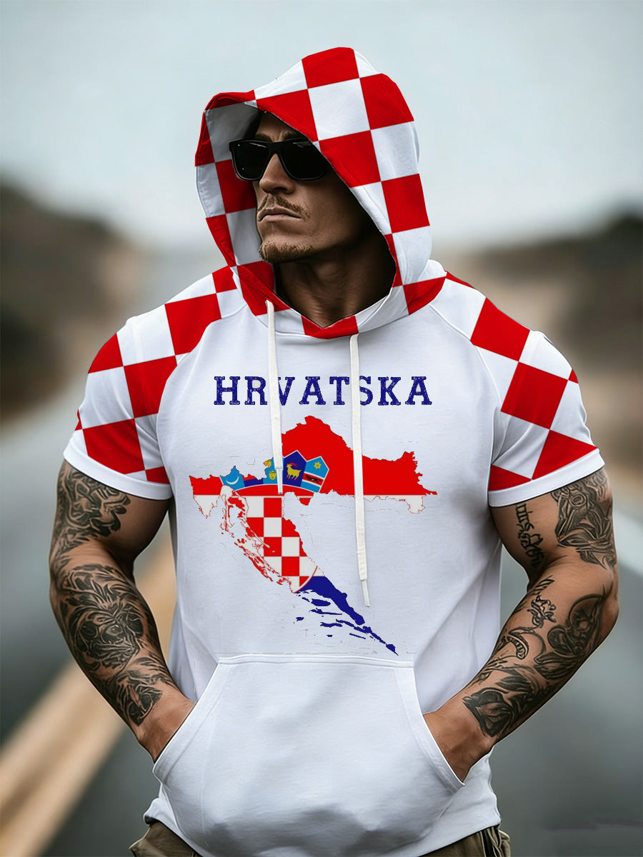 Muška Hrvatska zastava