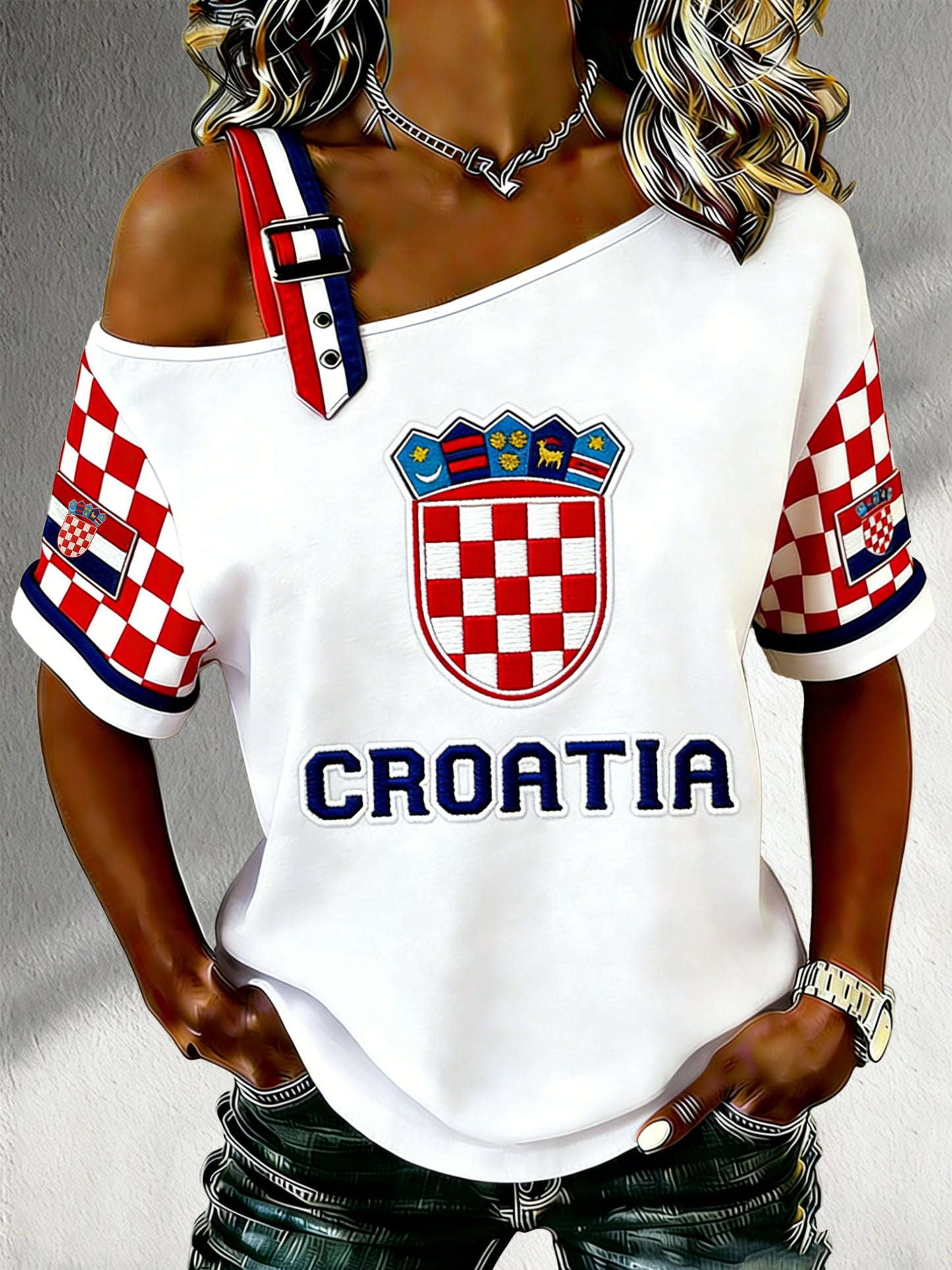 Ženska Hrvatska zastava