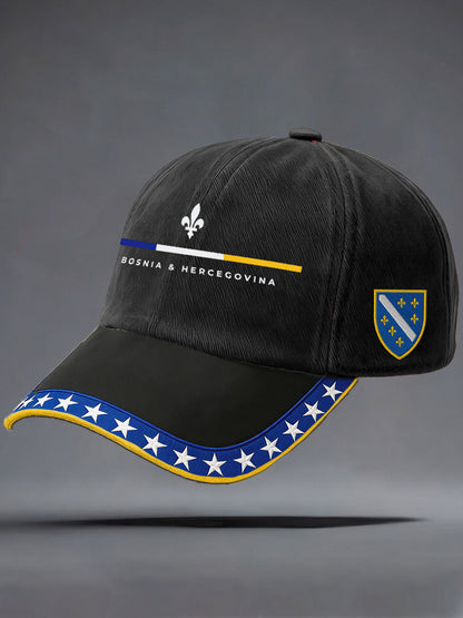 Unisex Bosnia ZMAJEVI Nogometni ljubavnik Tiskani šešir