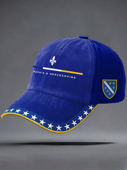 Unisex Bosnia ZMAJEVI Nogometni ljubavnik Tiskani šešir
