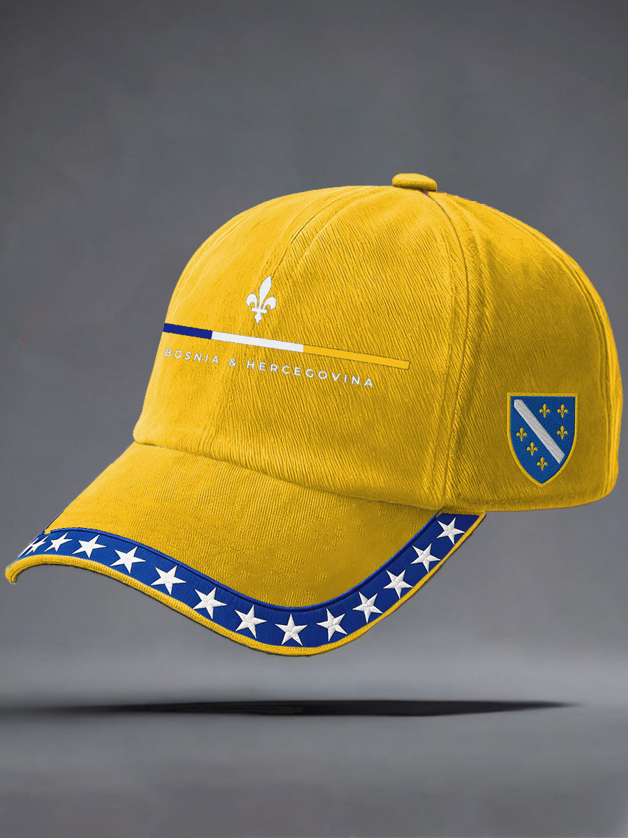 Unisex Bosnia ZMAJEVI Nogometni ljubavnik Tiskani šešir
