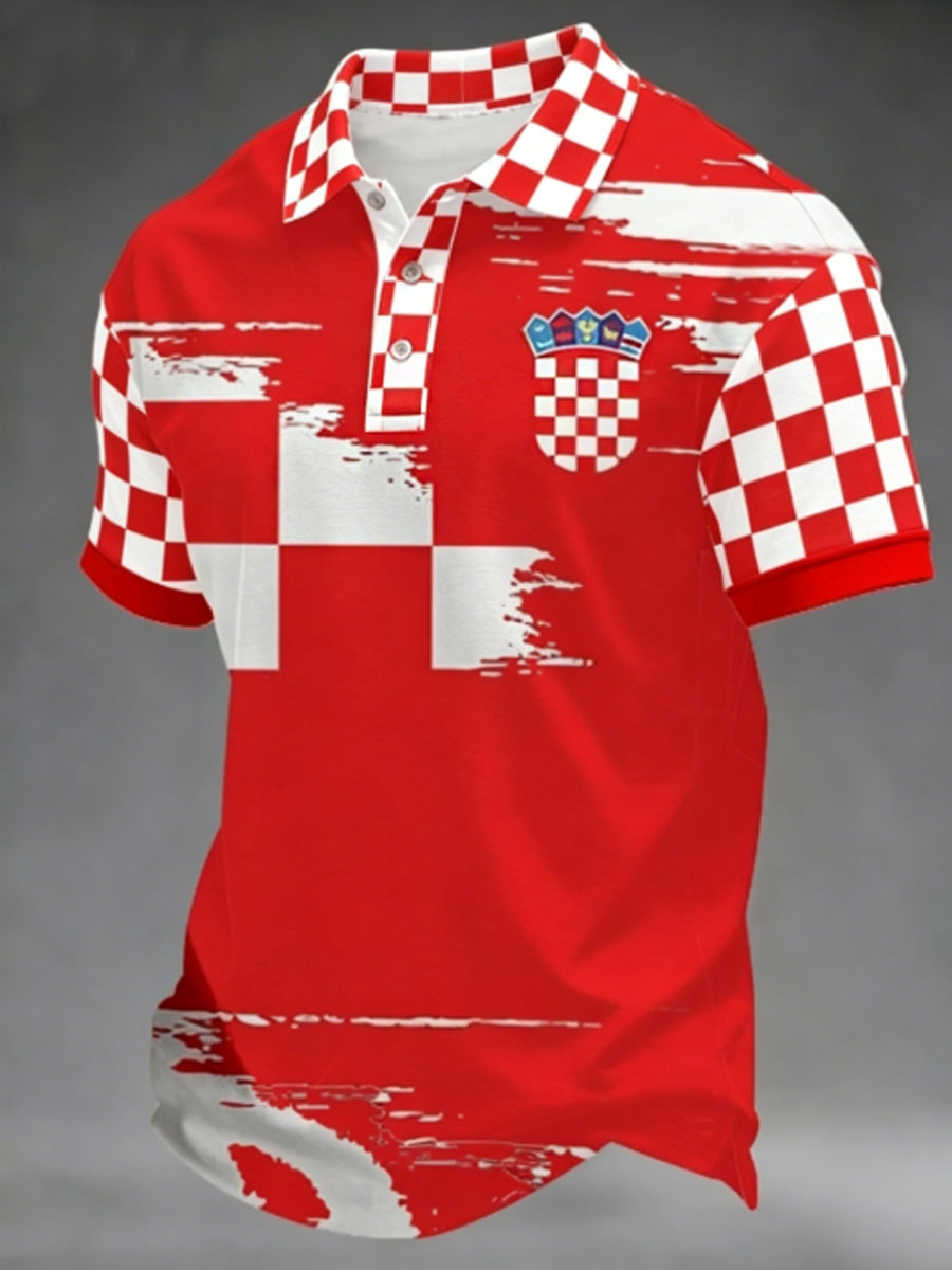 Muška majica polo za Svjetsko prvenstvo 2026. u Hrvatskoj