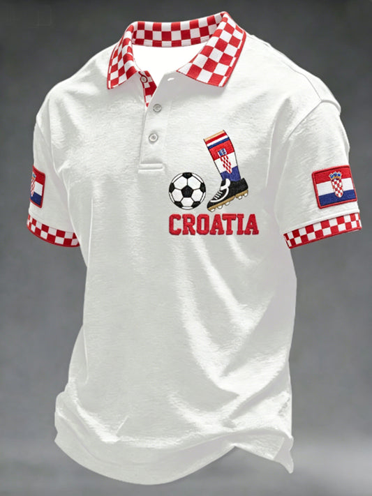 Muška majica polo za Svjetsko prvenstvo 2026. u Hrvatskoj