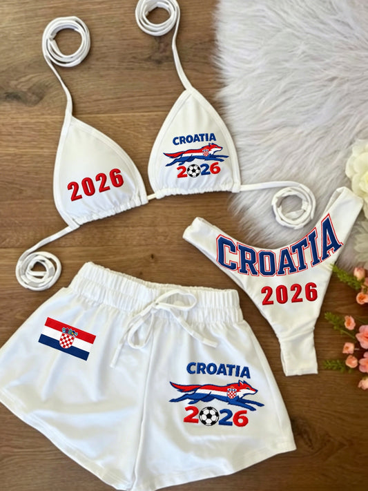 Ženski 3-polje odmor Bikini kupaće kostim seta
