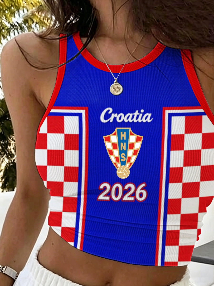 Ženski vintage kupaći kostim s uzorkom za odmor