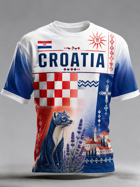 Muška hrvatska zastava