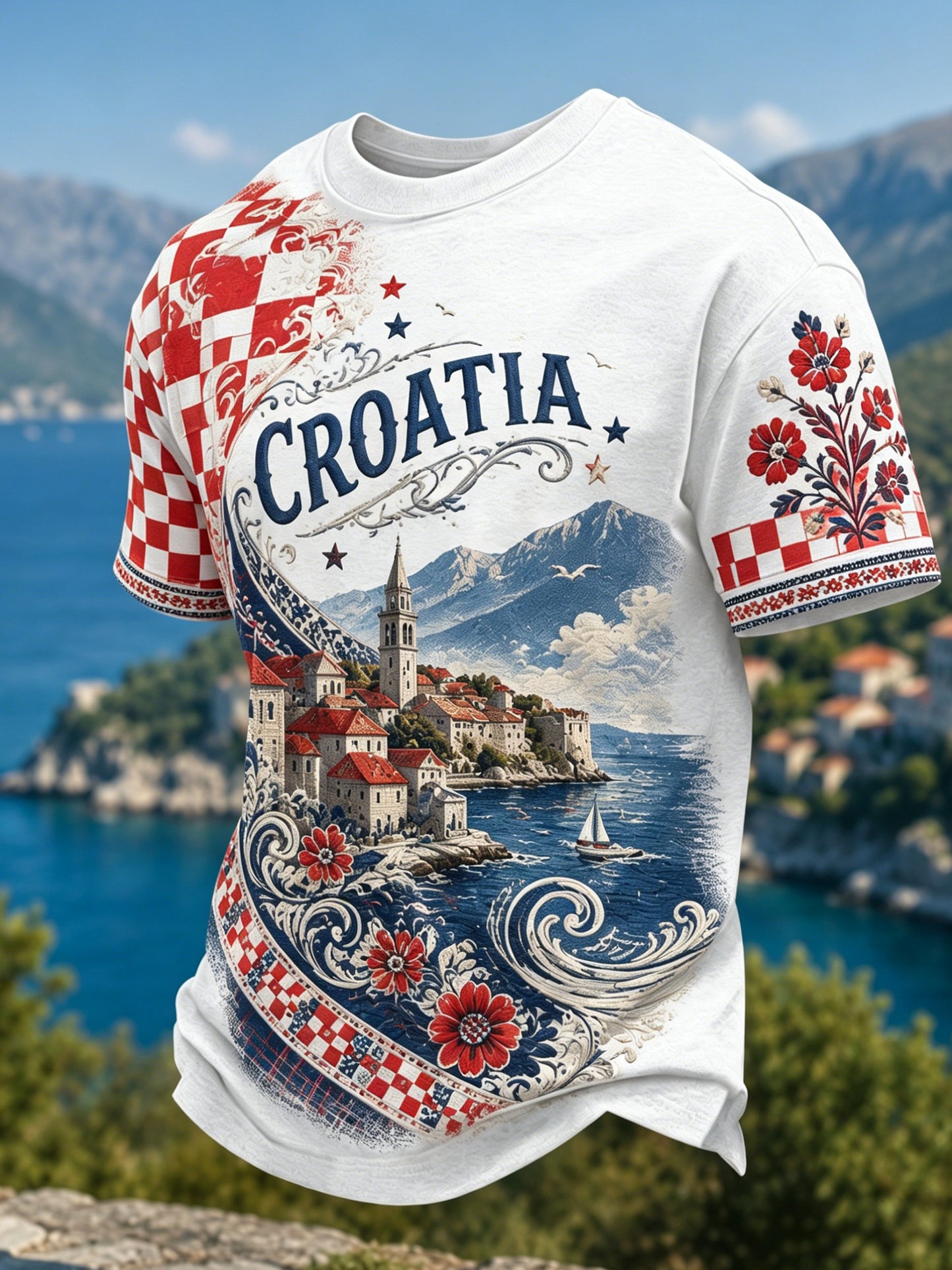 Muška hrvatski cvijetni štampač